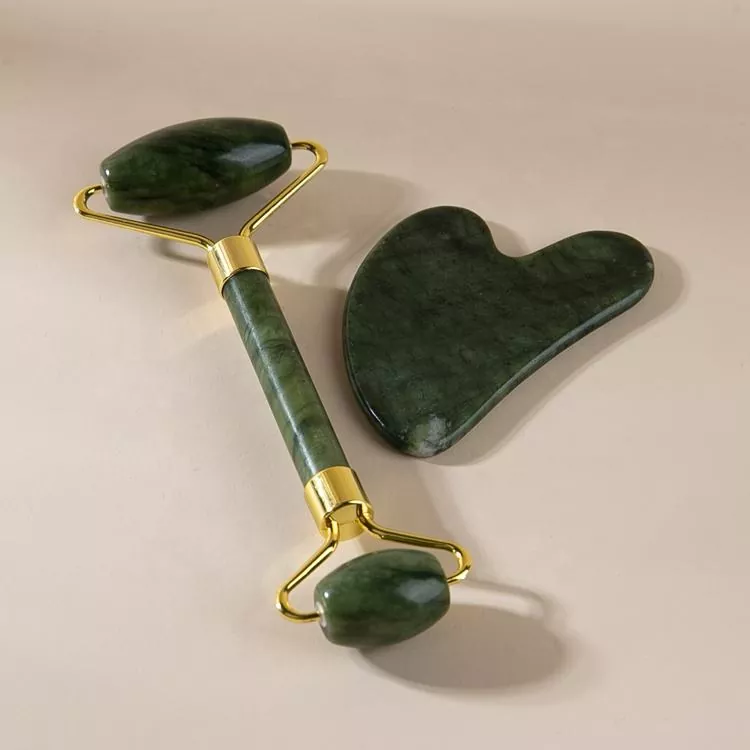 Egyedi Jade Roller és Gua Sha készlet